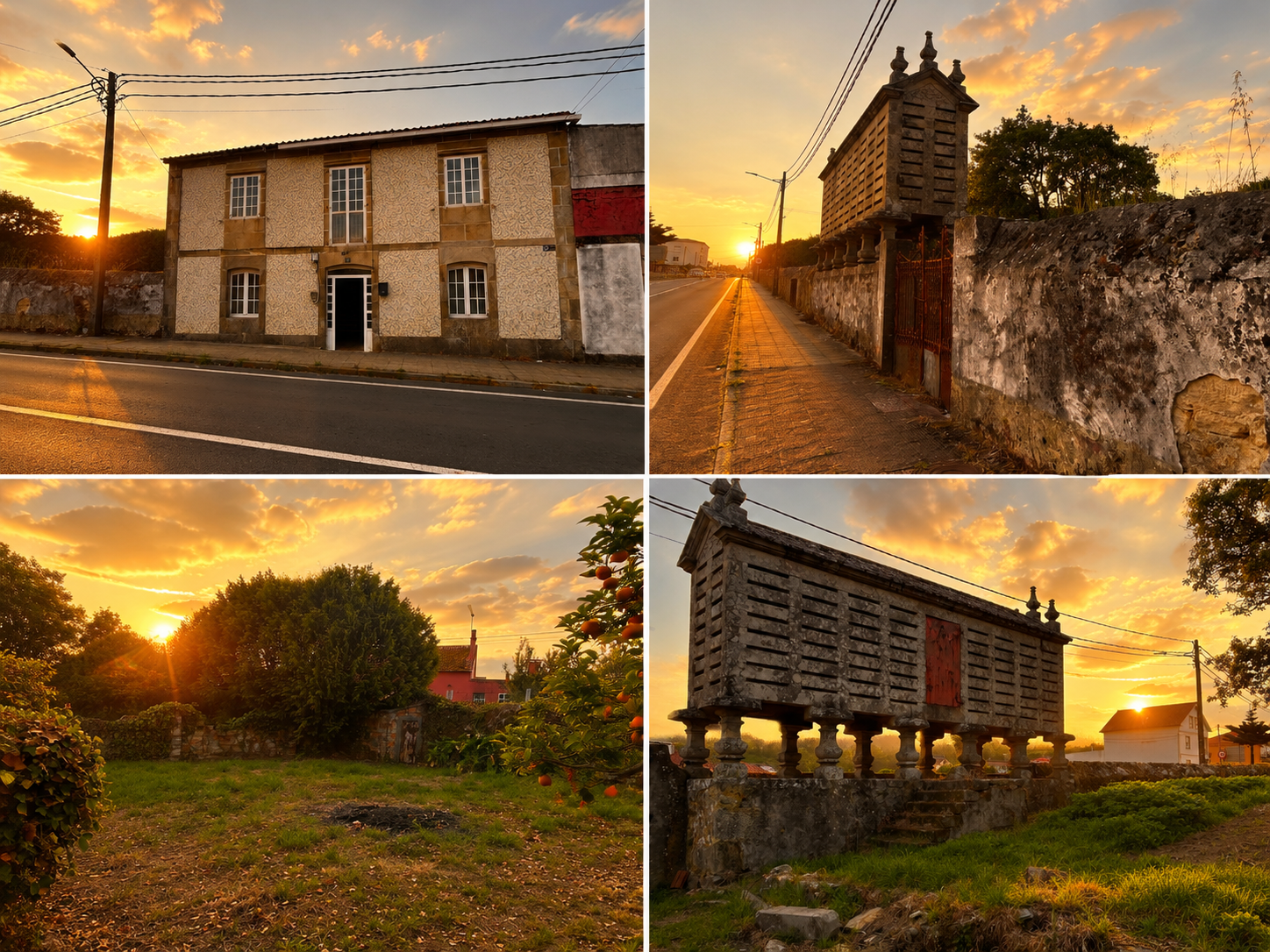 CASA TRADICIONAL GALLEGA CON FINCA DE 1.700 M² Y ALMACÉN DE 250 M² EN XUÑO – PORTO DO SON